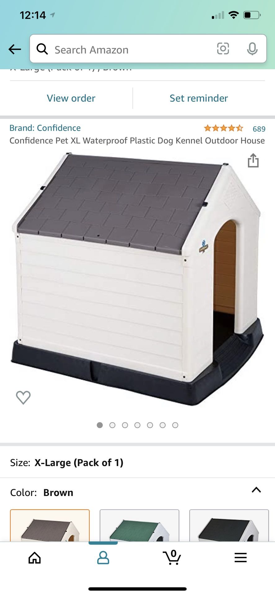 Confidence Pet XL Waterproof Dog House