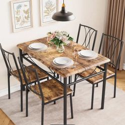 dining table with chairs