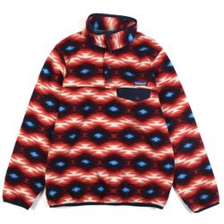 Patagonia Women’s Wild Desert Aztec Print Synchilla Snap T Fleece Small