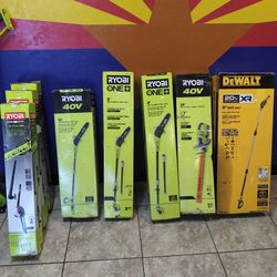 Ryobi Pole Saw And Hedger, DeWalt Pole Saw 
