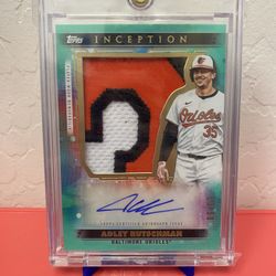 Adley Rustchman Autographed Jumbo Patch Card