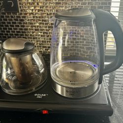 Double Glass Digital Kettle Tea 