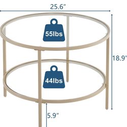 Round Glass Coffee Table
