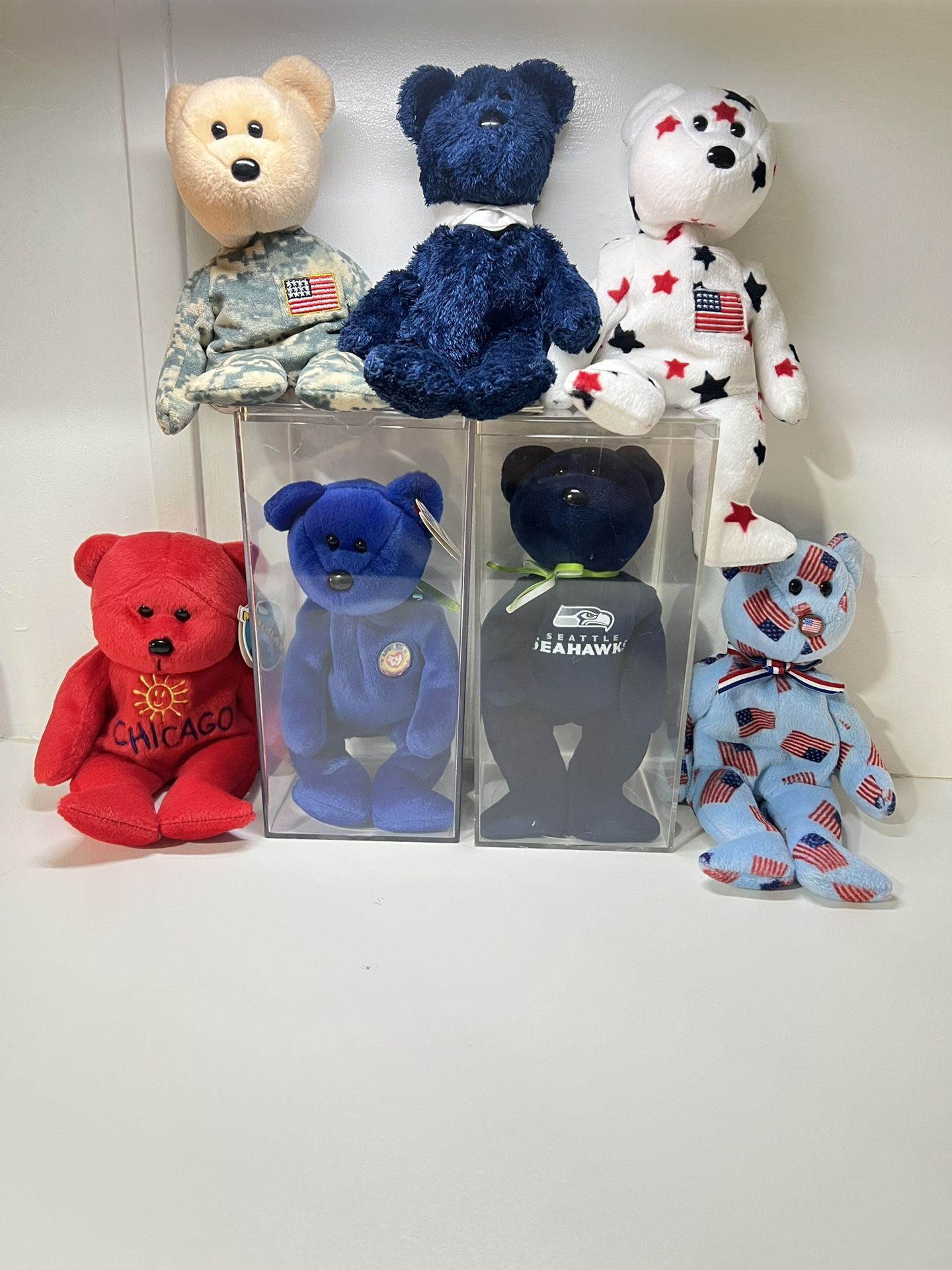 Beanie Babies bears lot 7 bears