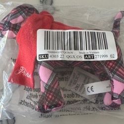 PAIR Victoria's Secret Pink Stuffed Dogs MESA