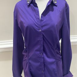 Purple dress shirt