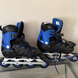 Skates Nattork Adjustable Inline Skates Comes With Helmut And Knee Pads