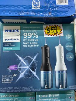 Philips sonicare cordless power flosser dual pack