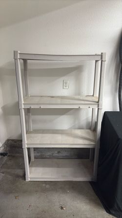 Plastic shelf