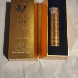 425 Net Grams Sealed Ballistic Roll $1 Uncirculated Presidential Coins