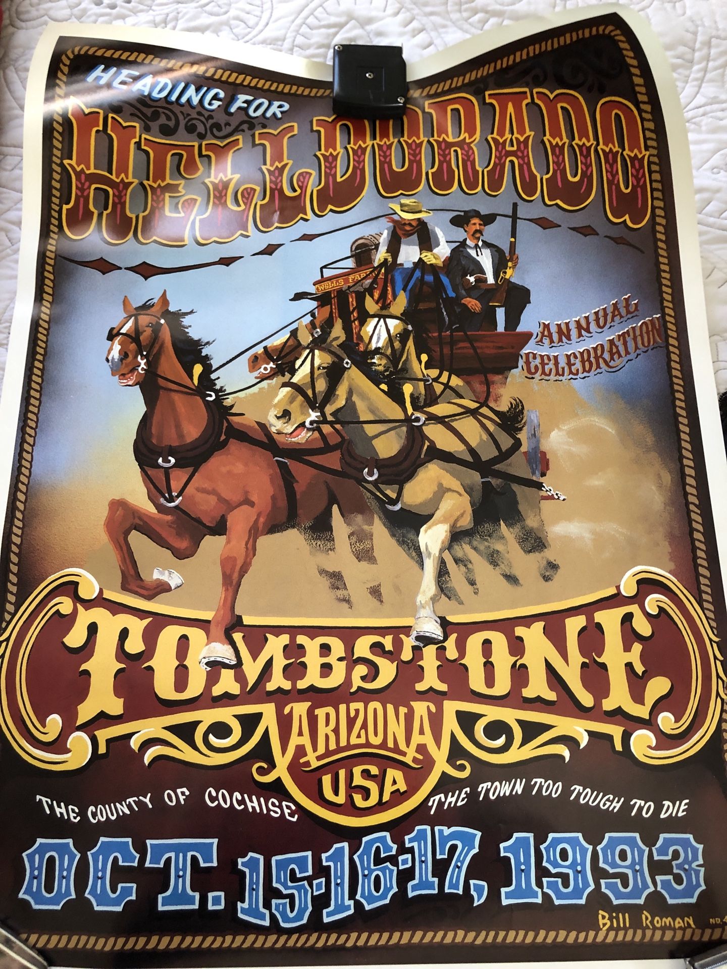 Tombstone Arizona Helldorado Posters by Bill Roman for Sale in Monrovia