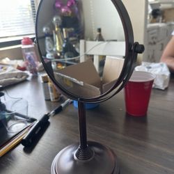 Double Sided Bathroom 10x Magnification Mirror