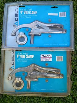 9 In Vice Clamp 4.5x4" Capacity 