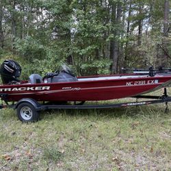 Red 2021 Tracker Pro170 