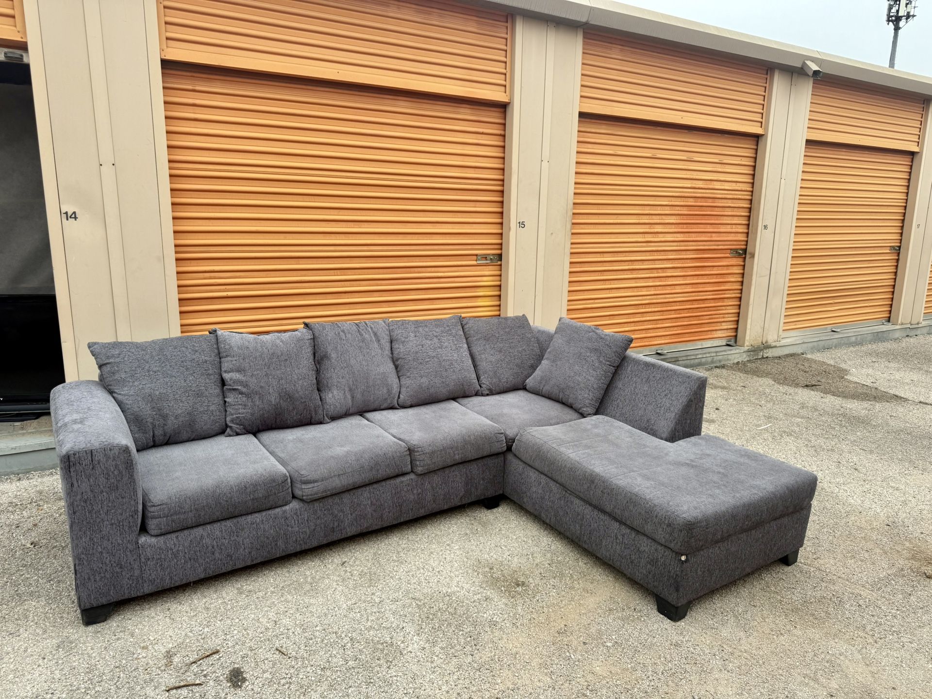 Grey Sectional Couch Sofa, Can Deliver !