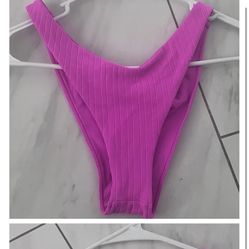 Luli Fama High Leg Bikini Bottom 