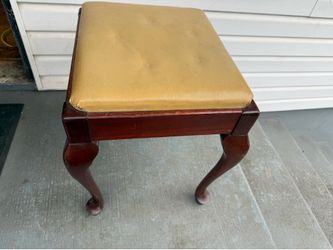 Vintage sewing machine stool