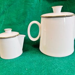Mid-Century Dansk “Green Mist” Tea Set - Neil’s Refsgaard - complete set of 8 w teapot - mint