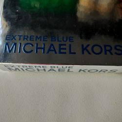 Michael Kors Extreme Blue 3-Piece Gift Set for Men EDT Spray, After Shave Balm, Hair & Body Wash