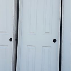 Interior Door 30x80 And 24x80 Painted Ready To Install  Left-hand  Sizes Frame Special Order 