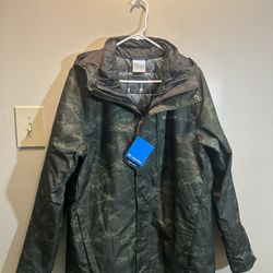 AUTHENTIC COLUMBIA OMNI~TECH WINTER JACKET SIZE-MEDIUM MENS 