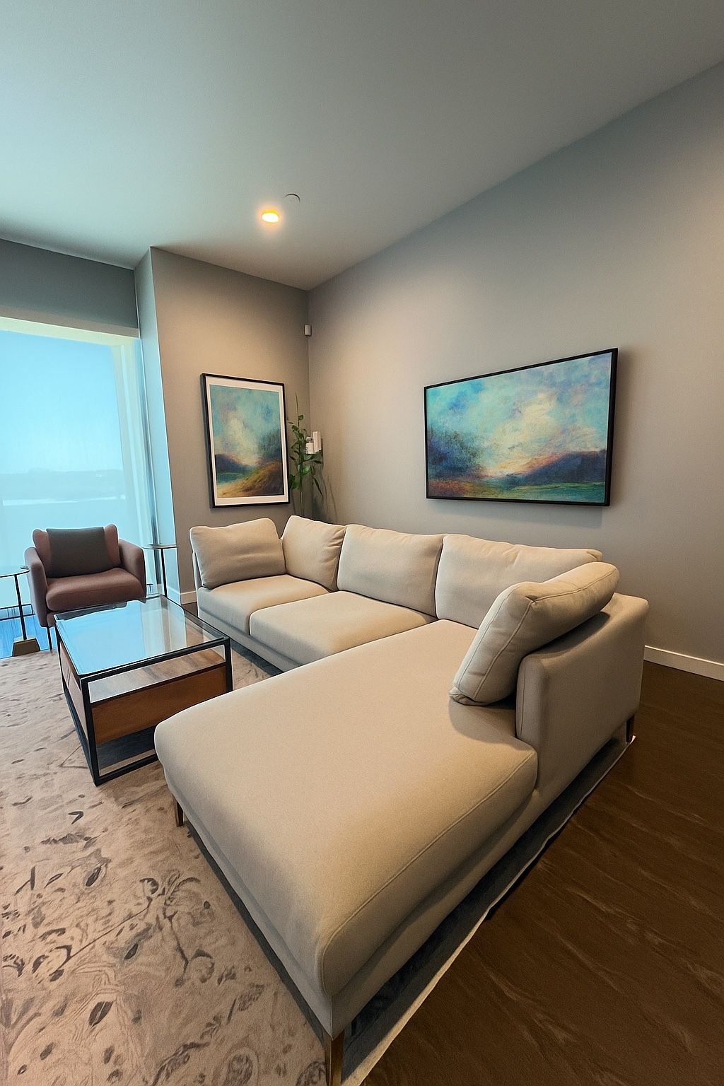 Sectional Sofa From Castlery - Grey With Ottoman