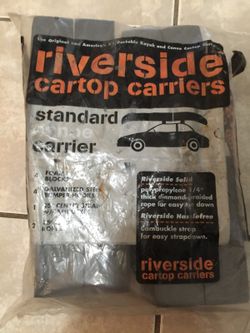 Riverside universal cartop canoe carrier