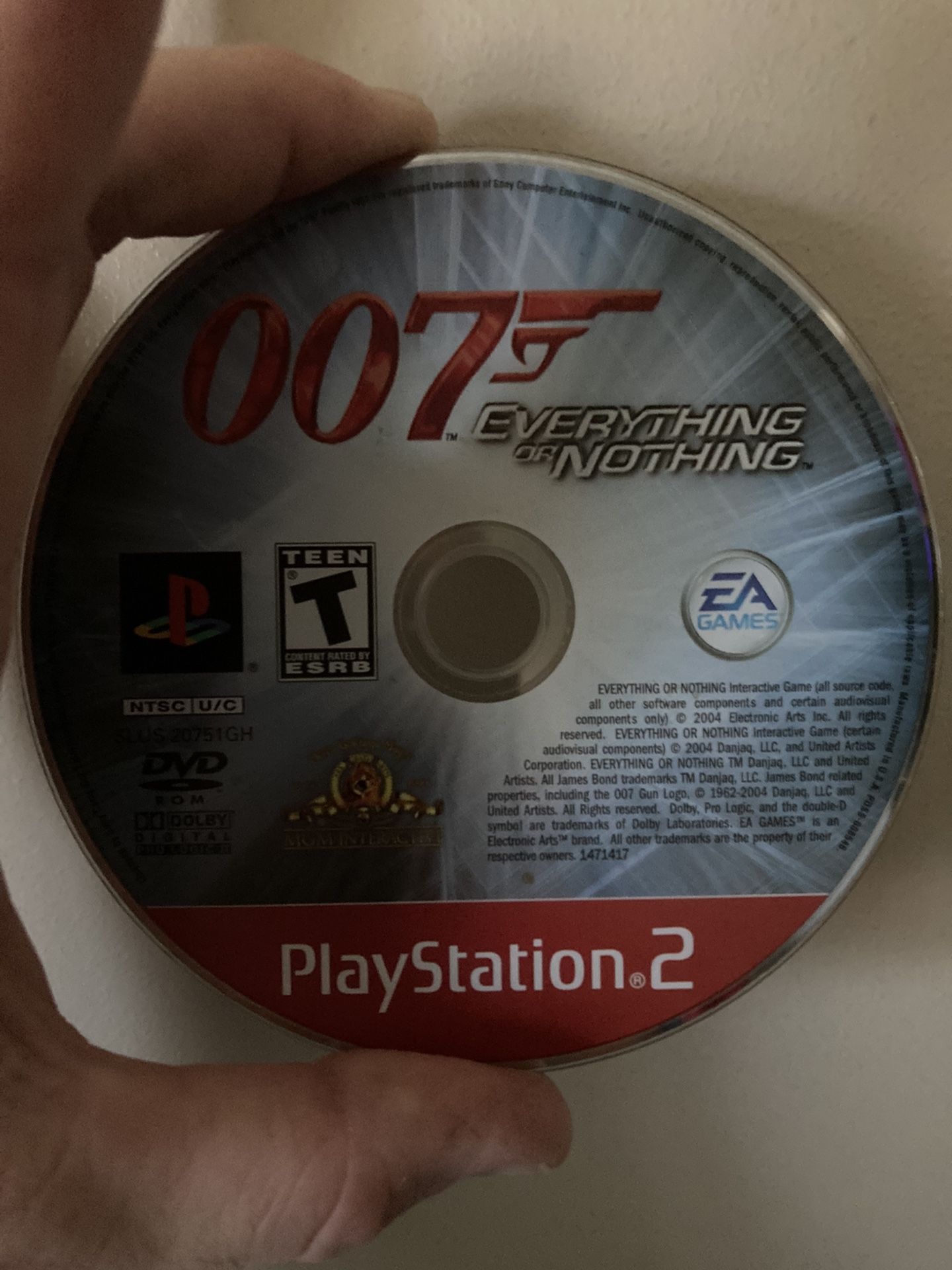 Ps2 Oo7 Everything Or Nothing