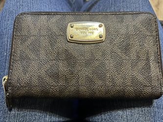 Authentic Vintage Michael Kors Brown Signature Wallet