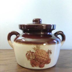 Vintage Brown / Beige Bean Pot # 341 McCoy