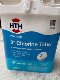 Chlorine Tabs - unopened 3 inch tabs