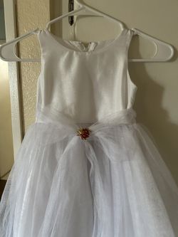 White Girls Dress Size 4