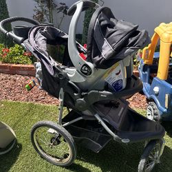 Baby trend jogger stroller and car seat