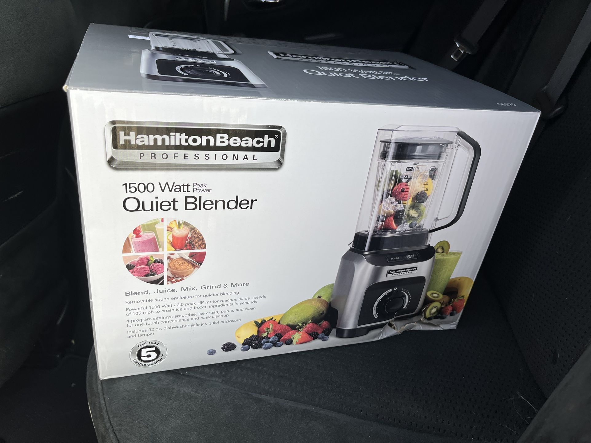 Hamilton Beach Professional Quiet Shield Blender