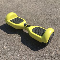 Bluetooth, yellow hoverboard