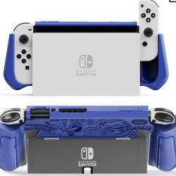 Switch OLED Case (Ergonomic/Full Protection/Shock-Absorption/Anti-Scratch