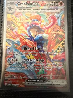 Greninja ex Tera Pokémon Card 214/167 TWM