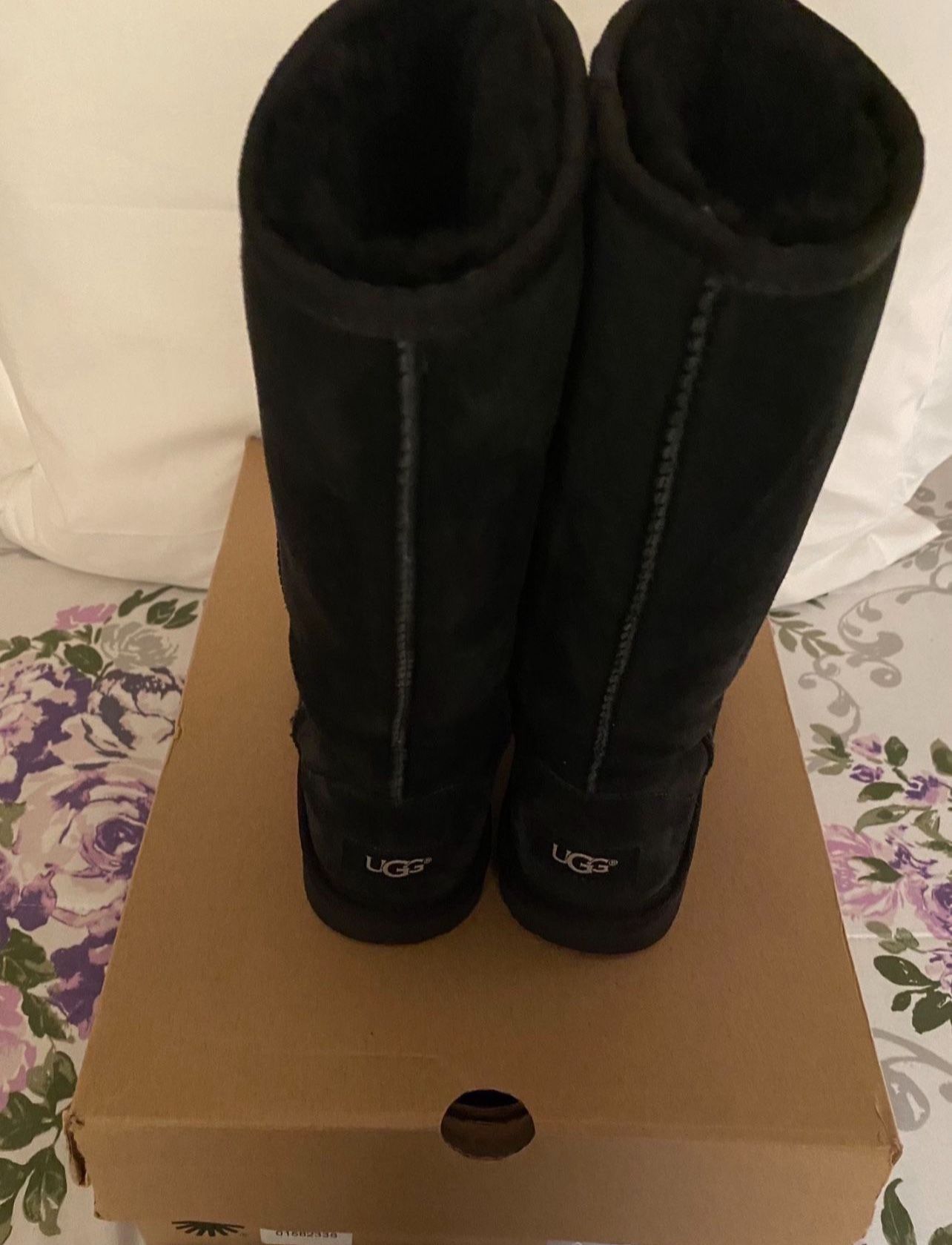 EUC Black UGG Classic Tall Boots, Sz. 2