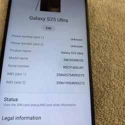 Galaxy S25 Ultra 1 Tb I’ll swap for an iPhone 16 or 17.