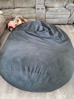 Large Black Bean Bag Chair big joe
