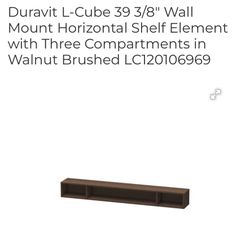 Duravit L Shelf 