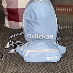 Adidas Mini Backpack And Fanny Pack