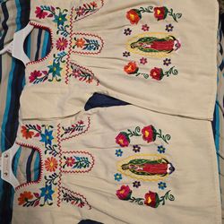 Twin Toddler Girl Virgencita Dresses Size 2-3