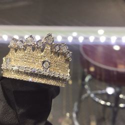 10k Gold Diamond Real Diamond And Gold Ring King Ring Available In Stock .💎💎💎