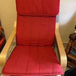 Red Wooden Chair