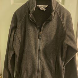 Columbia Women's Dark Gray Fleece Jacket Size Small