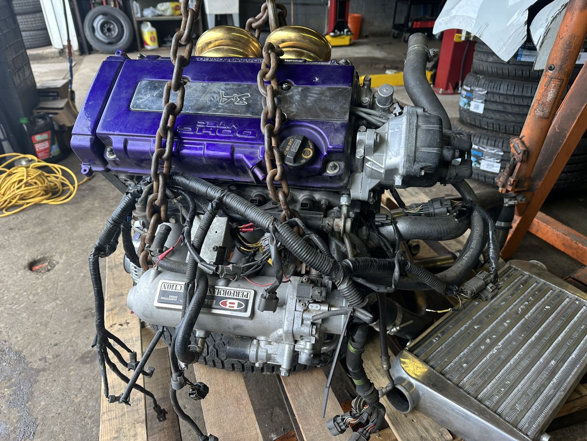 B16c Turbo Motor Fully Build