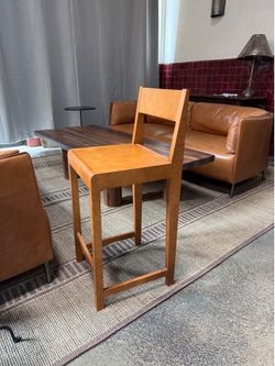 New Modern Solid Wood Counter Height Chairs (Set of 4)