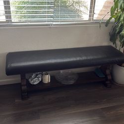 Leather Bench