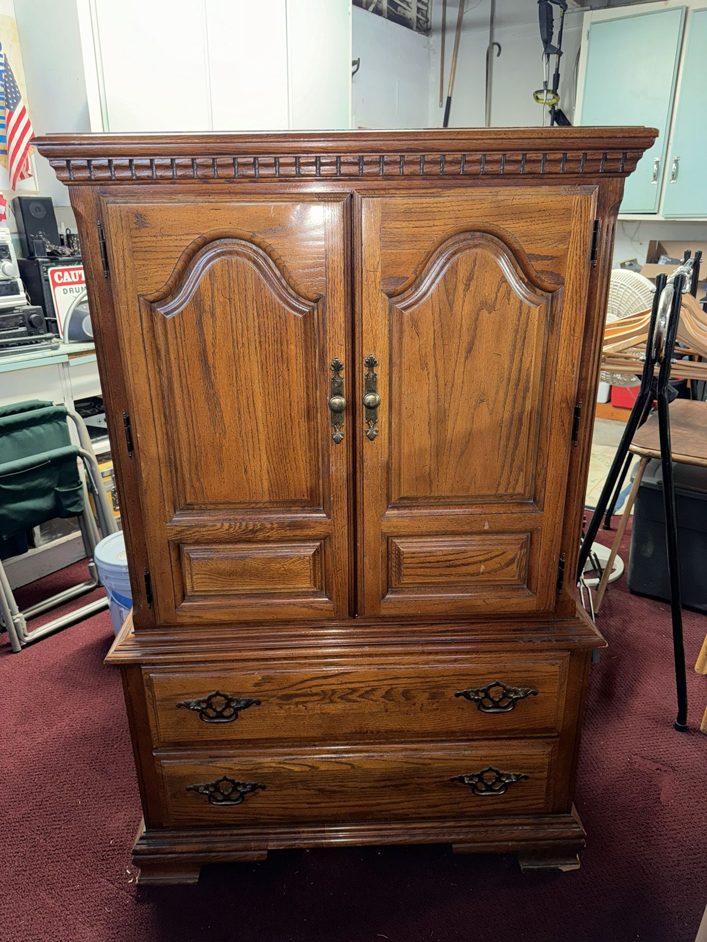 Vintage Sumter Cabinet Company Wooden Cabinet